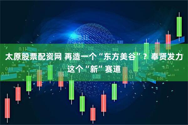 太原股票配资网 再造一个“东方美谷”？奉贤发力这个“新”赛道
